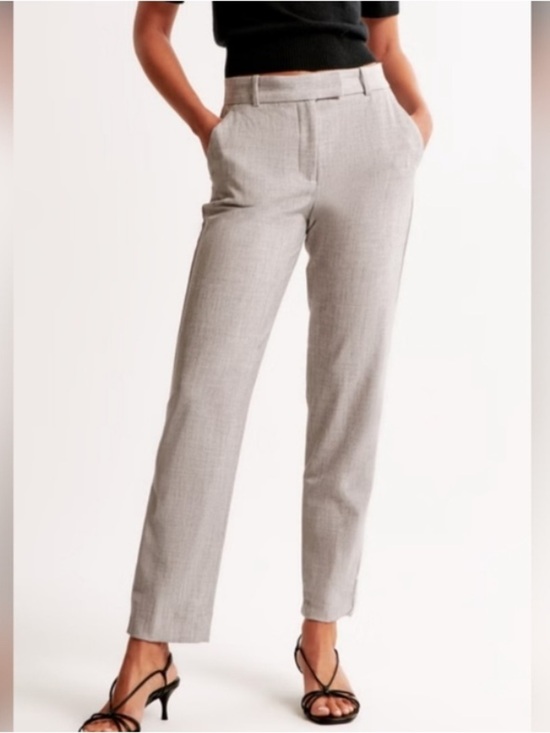 Abercrombie & Fitch Pants - Abercrombie & Fitch Tailored Grey Tapered Pants